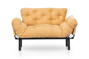 Mezonzo 2-seter Sovesofa - Gul - Møbler - Sofaer - Sovesofaer - 2 seters sovesofa