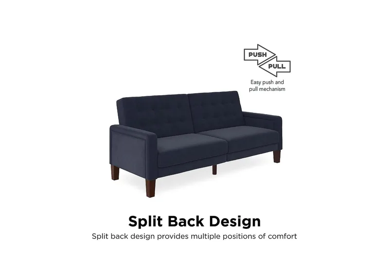 Porter 2-seters Sovesofa Linblå - Dorel Home - Møbler - Sofaer - Sovesofaer - 2 seters sovesofa