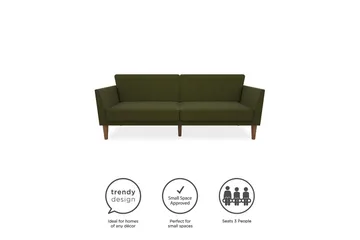 Regal 2-seters Sovesofa Grønn - Novogratz - Møbler - Sofaer - Sovesofaer - 2 seters sovesofa