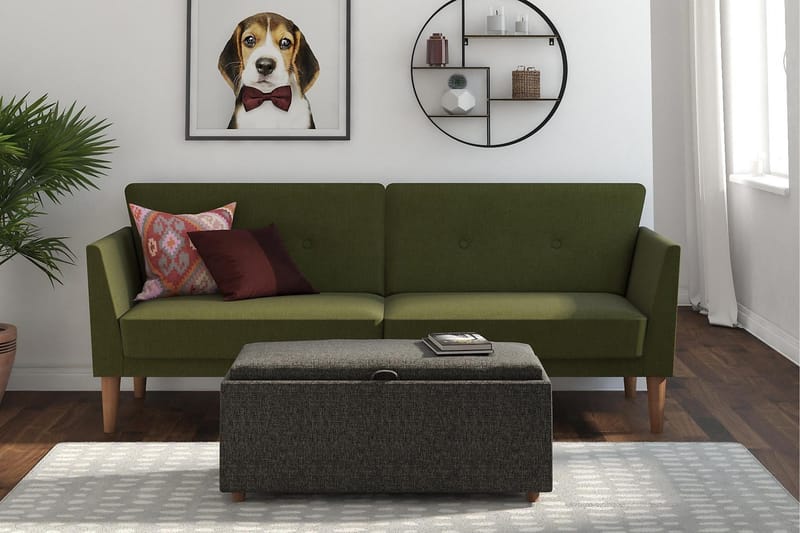 Regal 2-seters Sovesofa Grønn - Novogratz - Møbler - Sofaer - Sovesofaer - 2 seters sovesofa