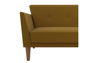 Regal 2-seters Sovesofa Gul - Novogratz - Møbler - Sofaer - Sovesofaer - 2 seters sovesofa