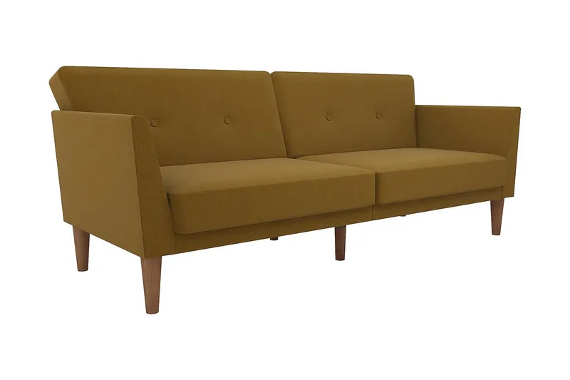 Regal 2-seters Sovesofa Gul - Novogratz - Møbler - Sofaer - Sovesofaer - 2 seters sovesofa