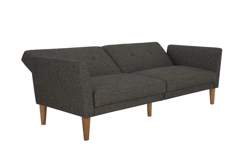 Regal 2-seters Sovesofa Mørkegrå - Novogratz - Møbler - Sofaer - Sovesofaer - 2 seters sovesofa