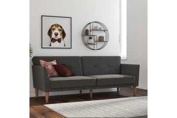 Regal 2-seters Sovesofa Mørkegrå - Novogratz - Møbler - Sofaer - Sovesofaer - 2 seters sovesofa