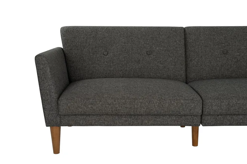 Regal 2-seters Sovesofa Mørkegrå - Novogratz - Møbler - Sofaer - Sovesofaer - 2 seters sovesofa