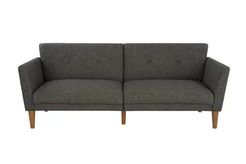Regal 2-seters Sovesofa Mørkegrå - Novogratz - Møbler - Sofaer - Sovesofaer - 2 seters sovesofa