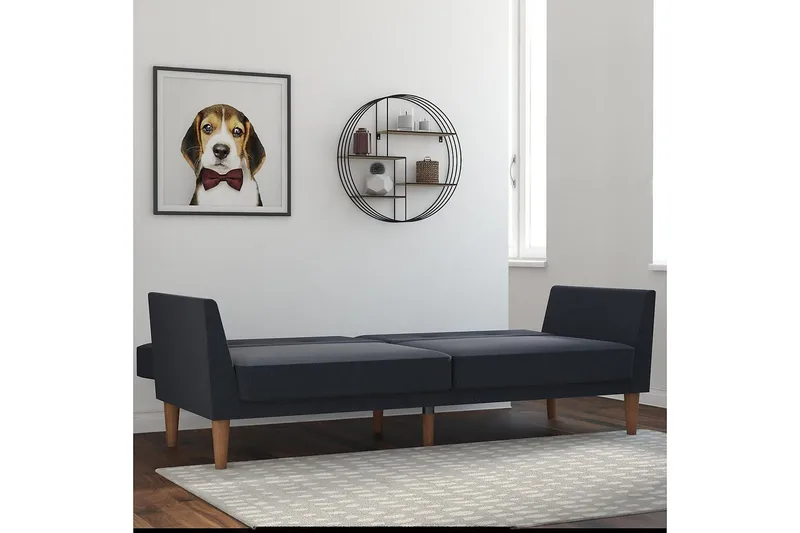 Regal 2-seters Sovesofa Marineblå - Novogratz - Møbler - Sofaer - Sovesofaer - 2 seters sovesofa