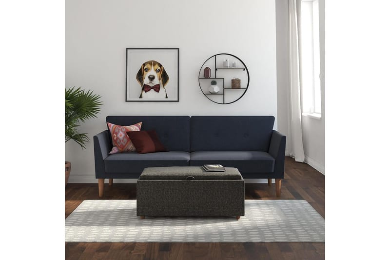 Regal 2-seters Sovesofa Marineblå - Novogratz - Møbler - Sofaer - Sovesofaer - 2 seters sovesofa