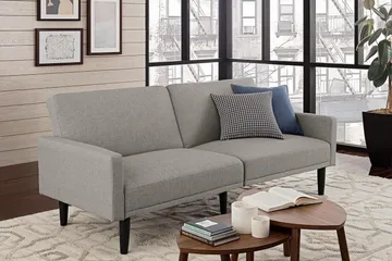 Room Essential 2-seters Sovesofa Lyslingrå - Dorel Home - Møbler - Sofaer - Sovesofaer - 2 seters sovesofa