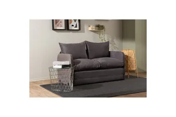 2-seters sovesofa Rubby (128 x 70 x 66 cm) Grå - Grå - Møbler - Sofaer - Sovesofaer - 2 seters sovesofa