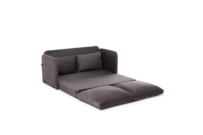 2-seters sovesofa Rubby (128 x 70 x 66 cm) Grå - Grå - Møbler - Sofaer - Sovesofaer - 2 seters sovesofa