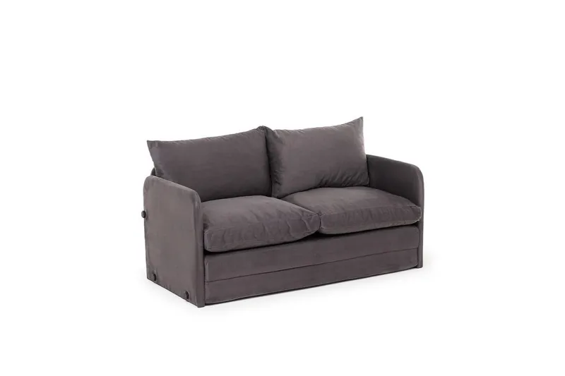 2-seters sovesofa Rubby (128 x 70 x 66 cm) Grå, Grå