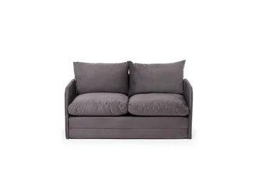 2-seters sovesofa Rubby (128 x 70 x 66 cm) Grå - Grå - Møbler - Sofaer - Sovesofaer - 2 seters sovesofa