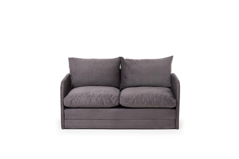 2-seters sovesofa Rubby (128 x 70 x 66 cm) Grå - Grå - Møbler - Sofaer - Sovesofaer - 2 seters sovesofa
