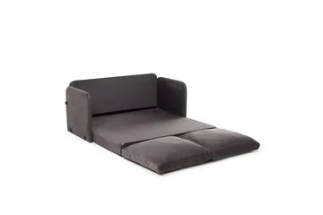 2-seters sovesofa Rubby (128 x 70 x 66 cm) Grå - Grå - Møbler - Sofaer - Sovesofaer - 2 seters sovesofa