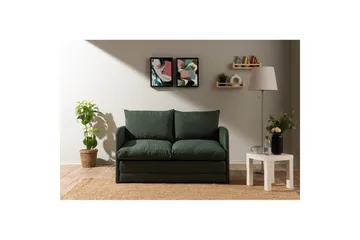 2-seters sovesofa Rubby (128 x 70 x 66 cm) Grønn - Grønn - Møbler - Sofaer - Sovesofaer - 2 seters sovesofa