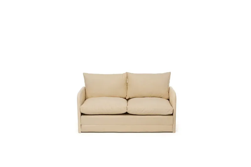 2-seters sovesofa Rubby (128 x 70 x 66 cm) Krem, Krem