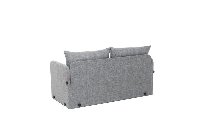 2-seters sovesofa Rubby (128 x 70 x 66 cm) Lys Grå - Lys Grå - Møbler - Sofaer - Sovesofaer - 2 seters sovesofa