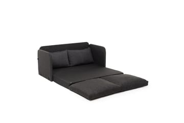2-seters sovesofa Rubby (128 x 70 x 66 cm) Mørk grå - Mørk grå - Møbler - Sofaer - Sovesofaer - 2 seters sovesofa
