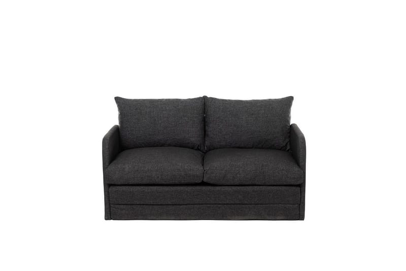 2-seters sovesofa Rubby (128 x 70 x 66 cm) Mørk grå - Mørk grå - Møbler - Sofaer - Sovesofaer - 2 seters sovesofa