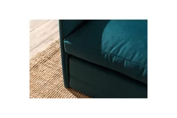 2-seters sovesofa Rubby (128 x 70 x 66 cm) Petrolgrønn - Petrolgrønn - Møbler - Sofaer - Sovesofaer - 2 seters sovesofa