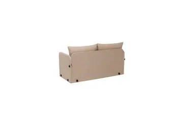 2-seters sovesofa Rubby (148 x 70 x 66 cm) Beige - Beige - Møbler - Sofaer - Sovesofaer - 2 seters sovesofa