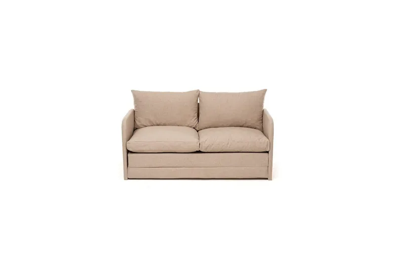 2-seters sovesofa Rubby (148 x 70 x 66 cm) Beige - Beige - Møbler - Sofaer - Sovesofaer - 2 seters sovesofa
