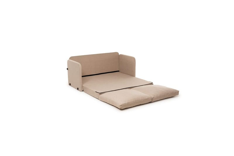 2-seters sovesofa Rubby (148 x 70 x 66 cm) Beige - Beige - Møbler - Sofaer - Sovesofaer - 2 seters sovesofa