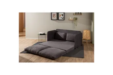 2-seters sovesofa Rubby (148 x 70 x 66 cm) Grå - Grå - Møbler - Sofaer - Sovesofaer - 2 seters sovesofa