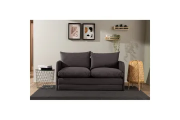 2-seters sovesofa Rubby (148 x 70 x 66 cm) Grå - Grå - Møbler - Sofaer - Sovesofaer - 2 seters sovesofa
