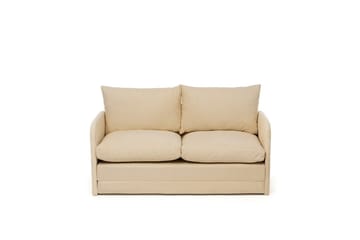 2-seters sovesofa Rubby (148 x 70 x 66 cm) Krem - Krem - Møbler - Sofaer - Sovesofaer - 2 seters sovesofa
