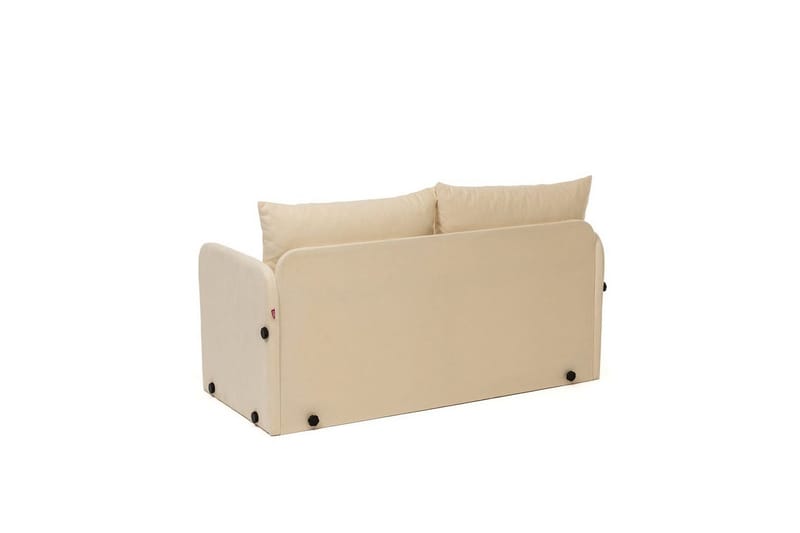 2-seters sovesofa Rubby (148 x 70 x 66 cm) Krem - Krem - Møbler - Sofaer - Sovesofaer - 2 seters sovesofa