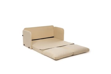 2-seters sovesofa Rubby (148 x 70 x 66 cm) Krem - Krem - Møbler - Sofaer - Sovesofaer - 2 seters sovesofa