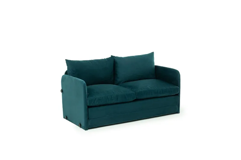 2-seters sovesofa Rubby (148 x 70 x 66 cm) Petrolgrønn, Petrolgrønn