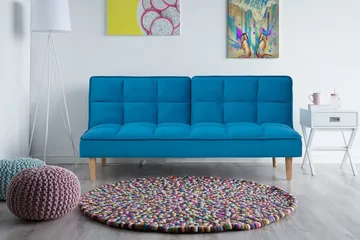Siljan Sovesofa 177 cm - Blå - Møbler - Sofaer - Sovesofaer - 2 seters sovesofa