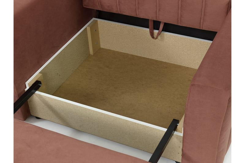 Sofa Mossared - Rosa - Møbler - Sofaer - Sovesofaer - 2 seters sovesofa