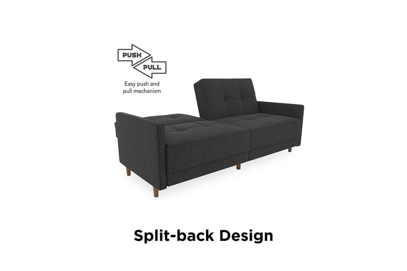 Sovesofa Andora Lingrå - Dorel Home - Møbler - Sofaer - Sovesofaer - 2 seters sovesofa