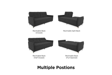 Sovesofa Andora Lingrå - Dorel Home - Møbler - Sofaer - Sovesofaer - 2 seters sovesofa