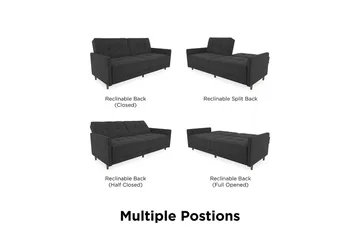 Sovesofa Andora Lingrå - Dorel Home - Møbler - Sofaer - Sovesofaer - 2 seters sovesofa