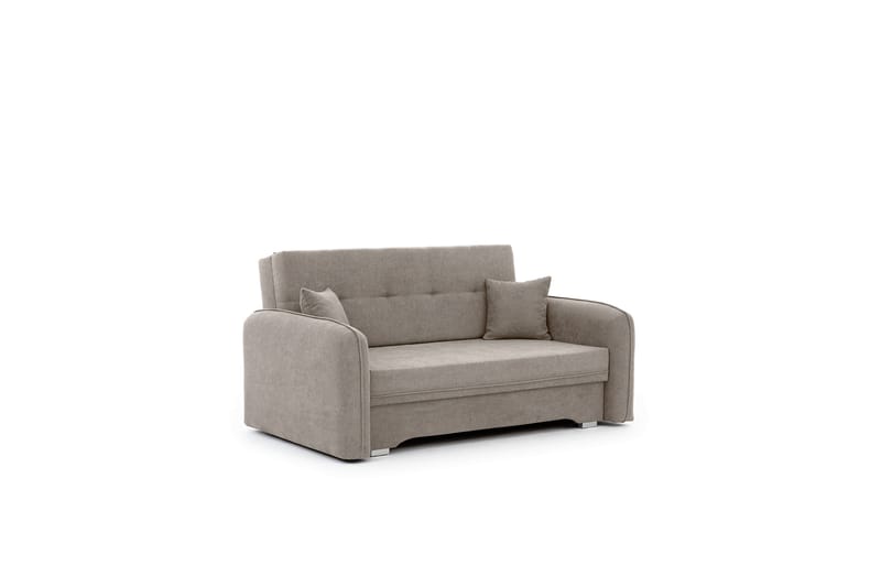 Sovesofa Bandana med Oppbevaring 2-seter - Beige - 2 seters sovesofa