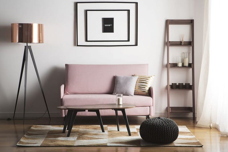 Sovesofa Belfast 148 cm - Rosa - Møbler - Sofaer - Sovesofaer - 2 seters sovesofa