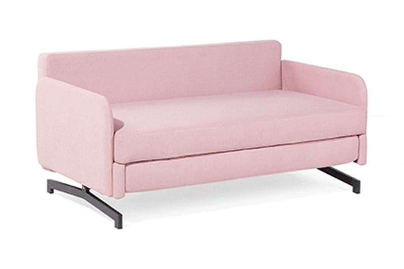 Sovesofa Belfast 148 cm - Rosa - Møbler - Sofaer - Sovesofaer - 2 seters sovesofa
