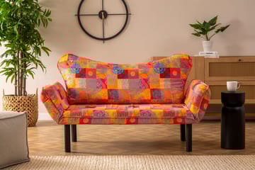 Sovesofa Gasp 2-seter 180x65 cm - Flerfarget - Møbler - Sofaer - Sovesofaer - 2 seters sovesofa
