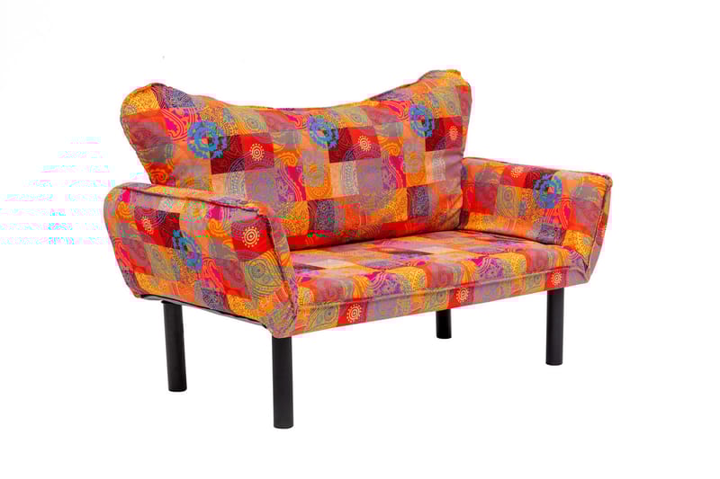 Sovesofa Gasp 2-seter 180x65 cm - Flerfarget - Møbler - Sofaer - Sovesofaer - 2 seters sovesofa