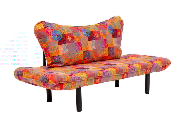 Sovesofa Gasp 2-seter 180x65 cm - Flerfarget - Møbler - Sofaer - Sovesofaer - 2 seters sovesofa