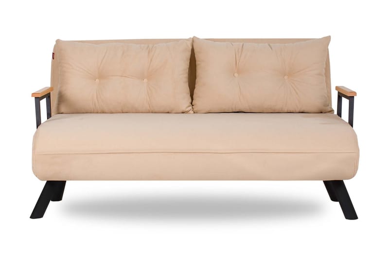 Sovesofa Riceville 2-seters 120x185 - Krem - 2 seters sovesofa