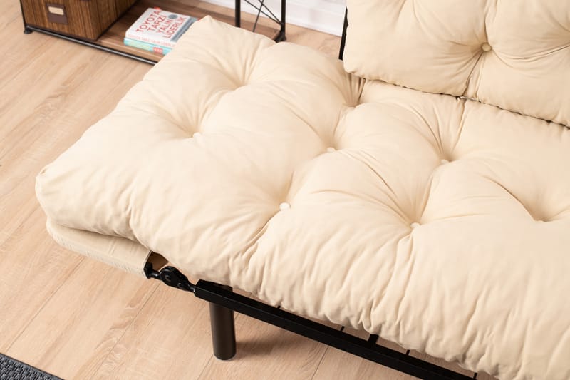 Sovesofa Pamelia 2-seter - Beige - 2 seters sovesofa