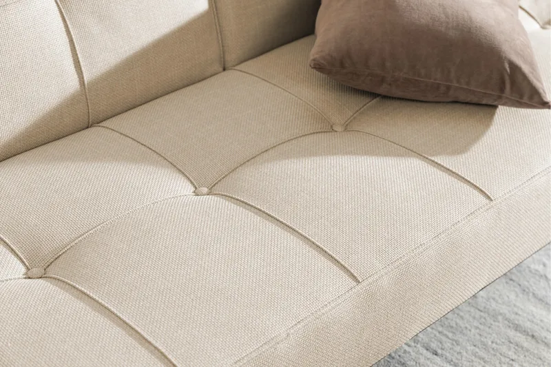 Stefan 2-seters Sovesofa - Beige - Møbler - Sofaer - Sovesofaer - 2 seters sovesofa