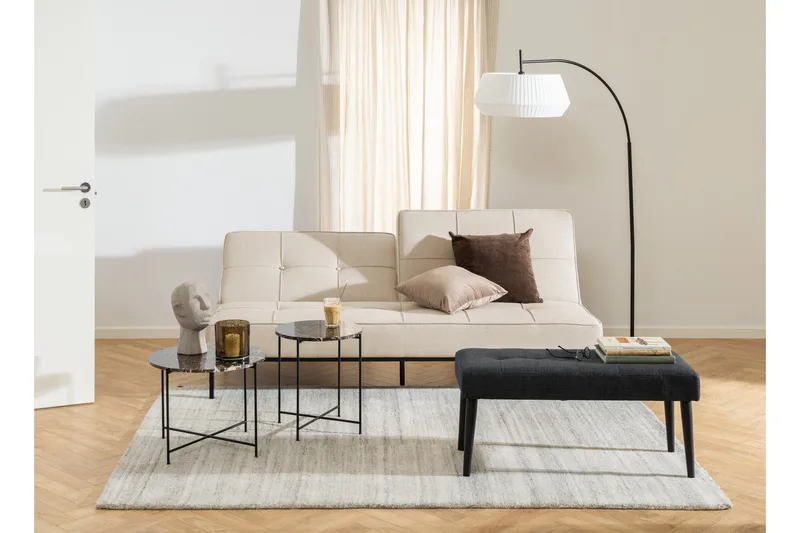 Stefan 2-seters Sovesofa - Beige - Møbler - Sofaer - Sovesofaer - 2 seters sovesofa