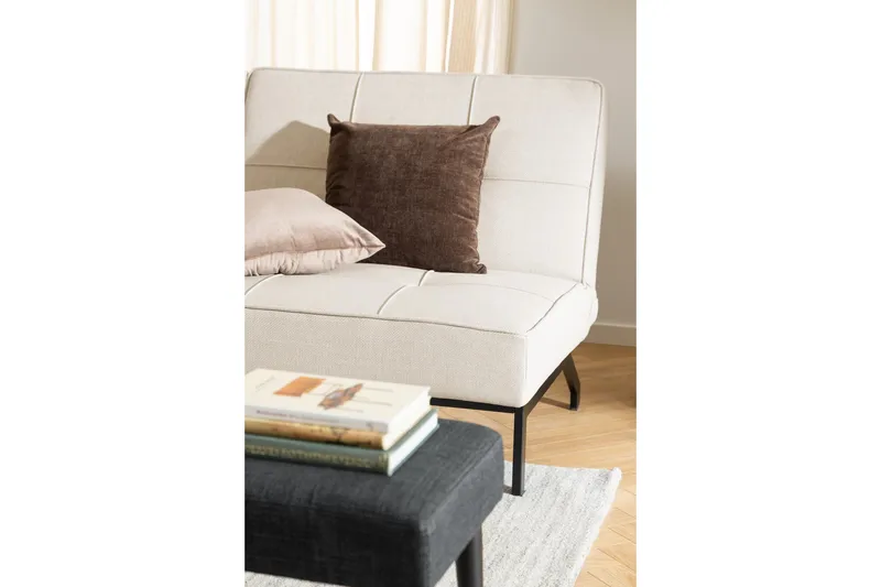 Stefan 2-seters Sovesofa - Beige - Møbler - Sofaer - Sovesofaer - 2 seters sovesofa